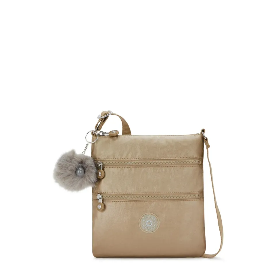 Kipling Keiko crossbody tas klein Echoey Gold waterafstotend