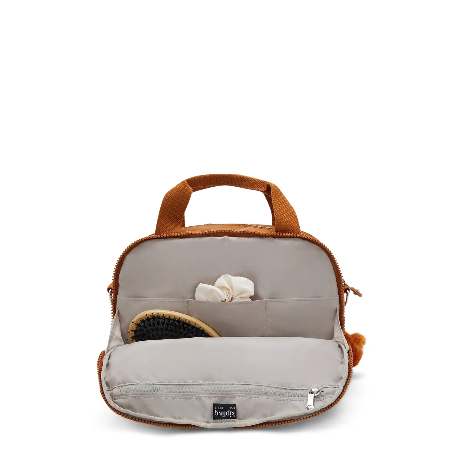 Kipling Beachpalm M toilettas Stylish Mokka Groot 10 vakken