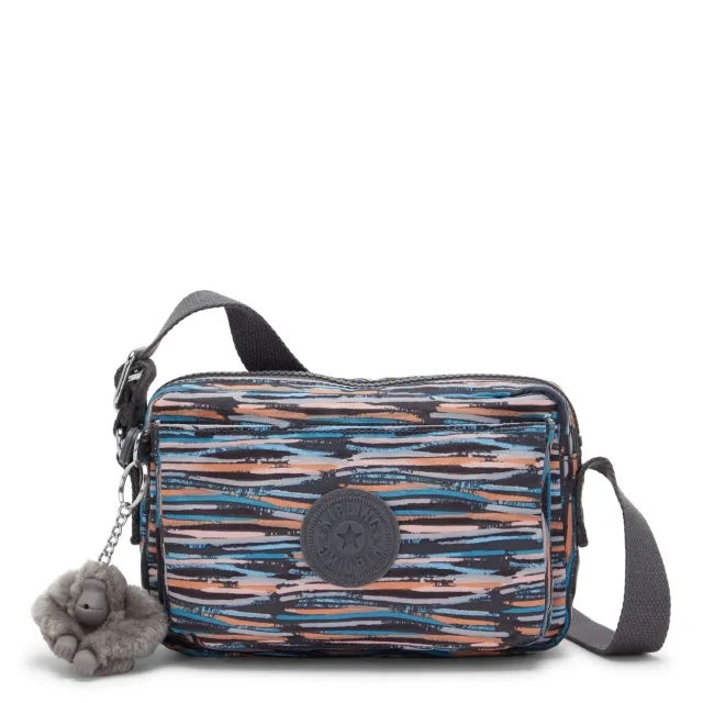 Kipling Abanu Crossbody Tas Klein Mineral Stripes compact
