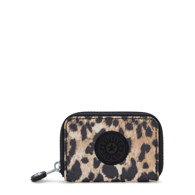 Kipling Cash Buddy portemonnee Wild Leopard klein met rits