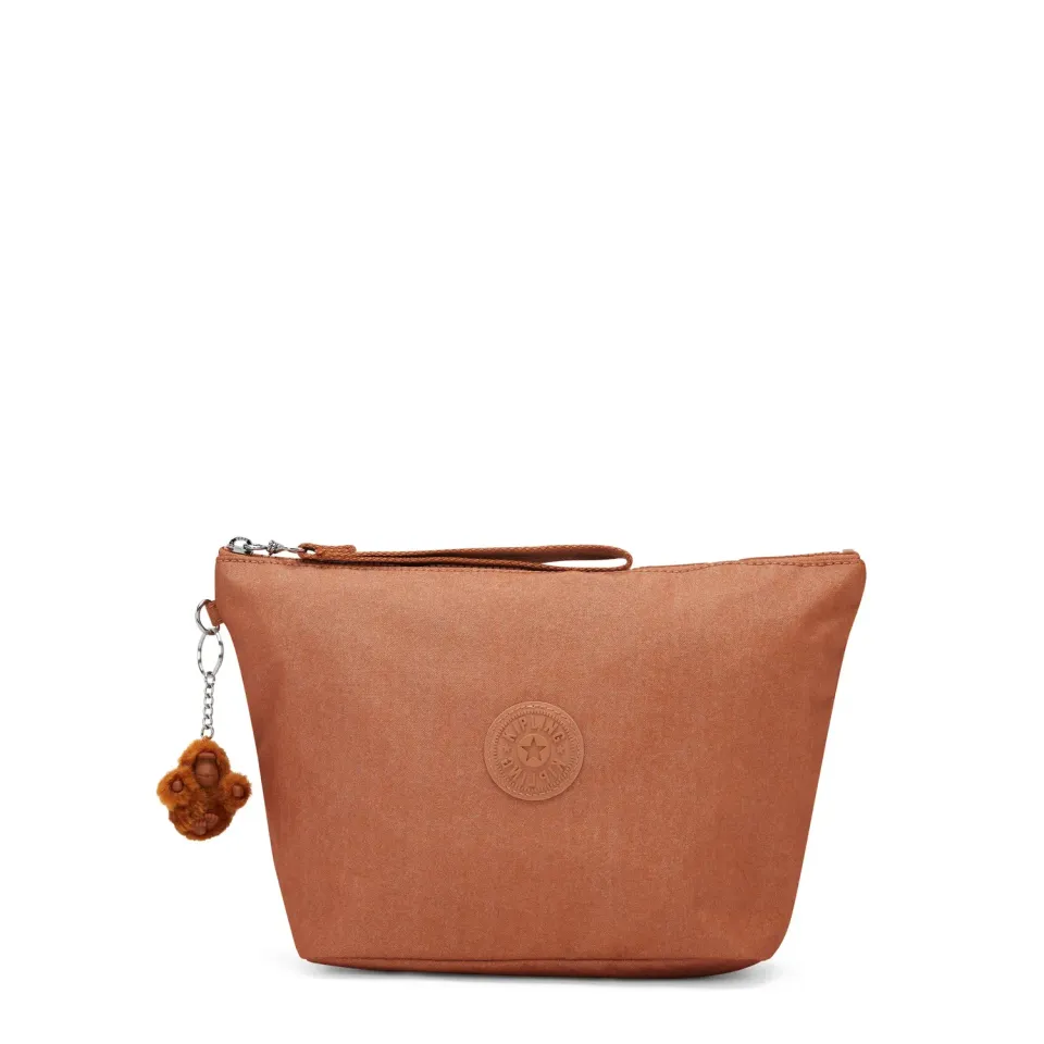 Kipling Naomi Pouch L etui Copper Glimmer groot organizer