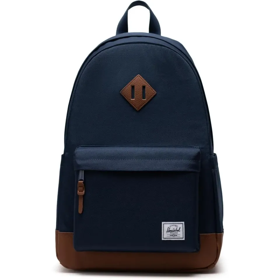 Herschel Supply Heritage Backpack rugzak navy tan canvas