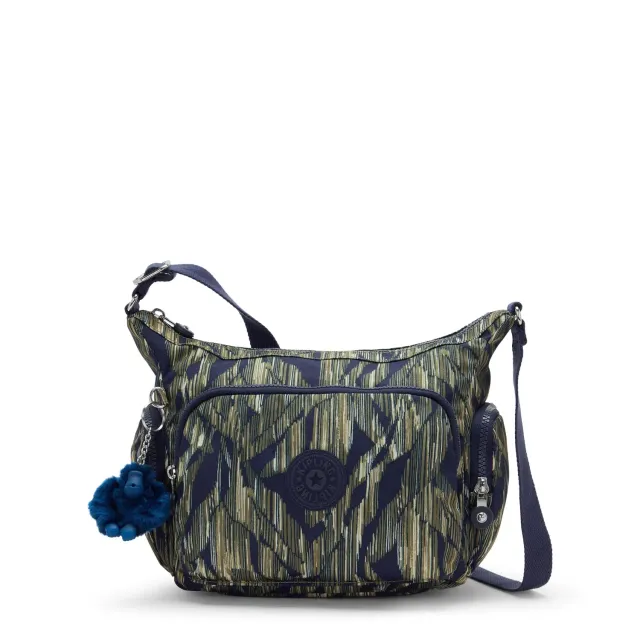 Kipling Gabb S crossbodytas Striped Grasses medium