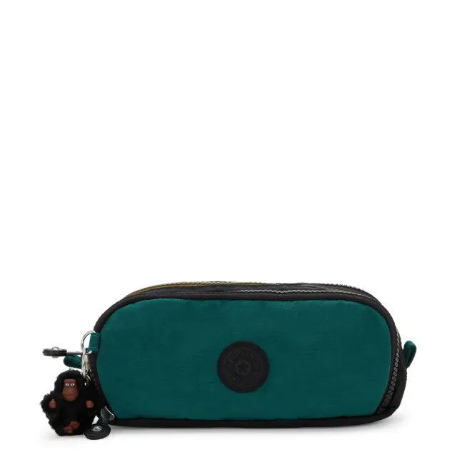 Kipling Gitroy pennenzak groot Black Khaki Block jongens