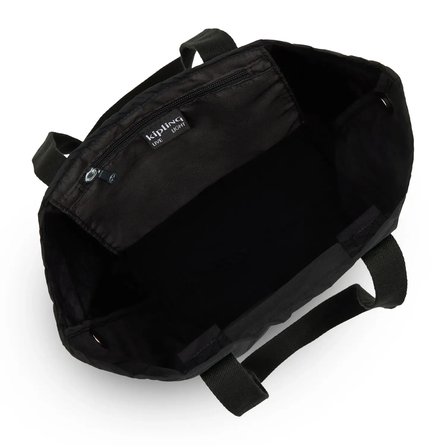 Kipling Hip Hurray 5 shopper Black Hip medium opvouwbaar
