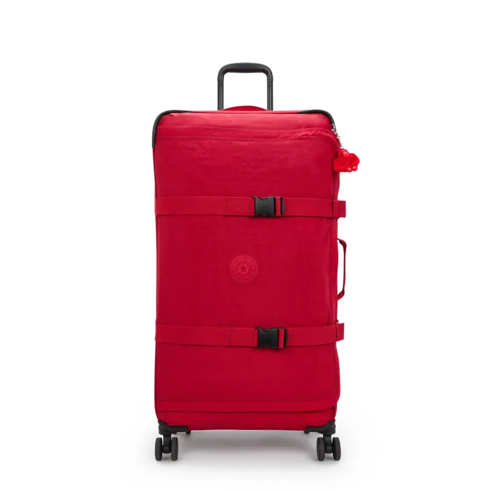Kipling Spontaneous L koffer Groot Ruby Red TSA-slot
