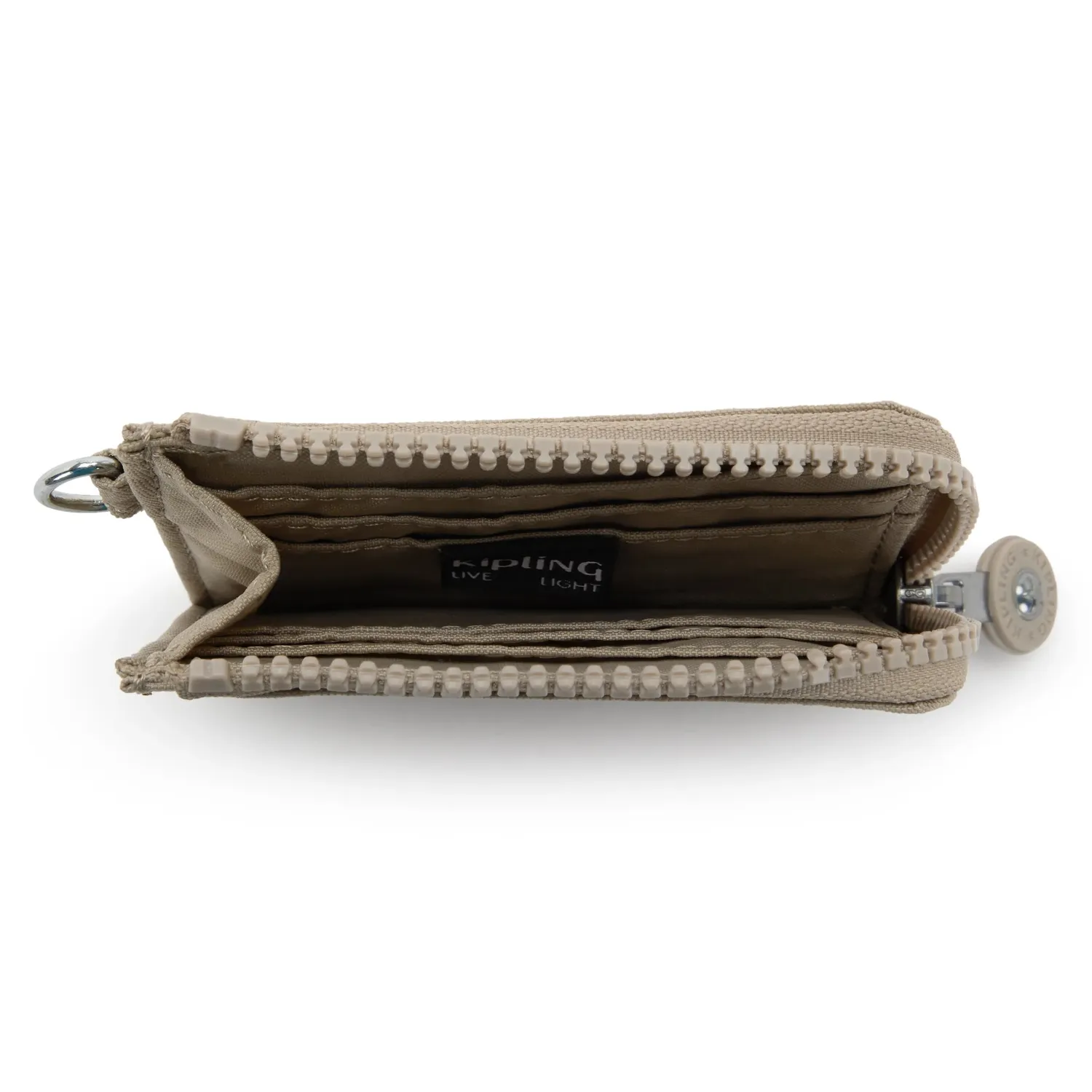 Kipling Card Pal portemonnee Soft Taupe Klein 9 vakken