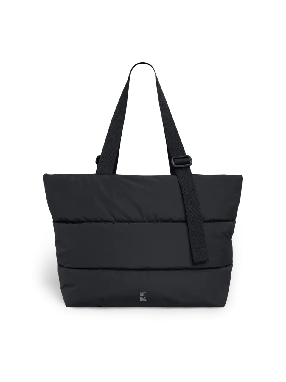 Got Bag Puffer Tote Bag shopper black met laptopvak