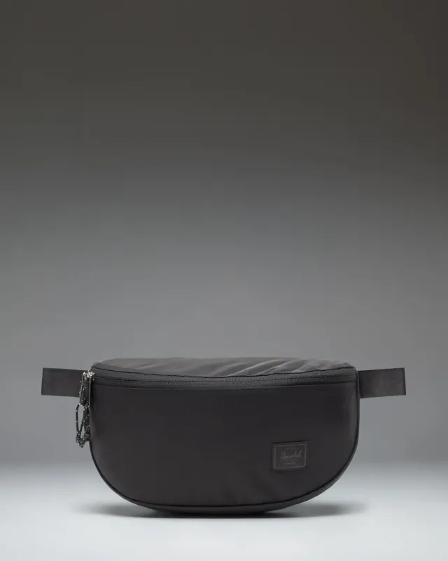 Herschel Kaine heuptas zwart nylon verstelbaar