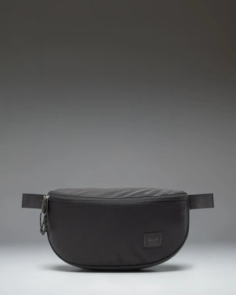 Herschel Kaine heuptas zwart nylon verstelbaar
