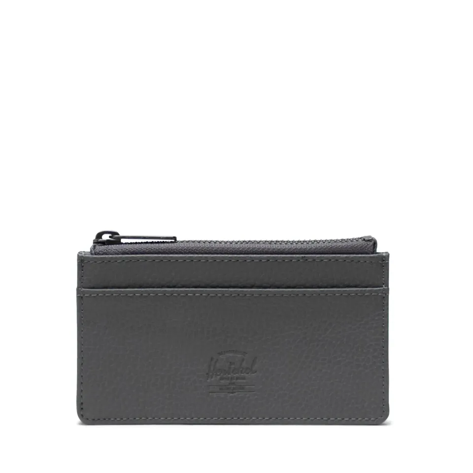 Herschel Oscar Large kaarthouder zwart vegan leer