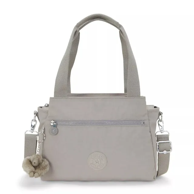 Kipling Elysia schoudertas Medium Grey Gris draagtas