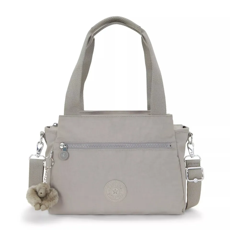 Kipling Elysia schoudertas Medium Grey Gris draagtas