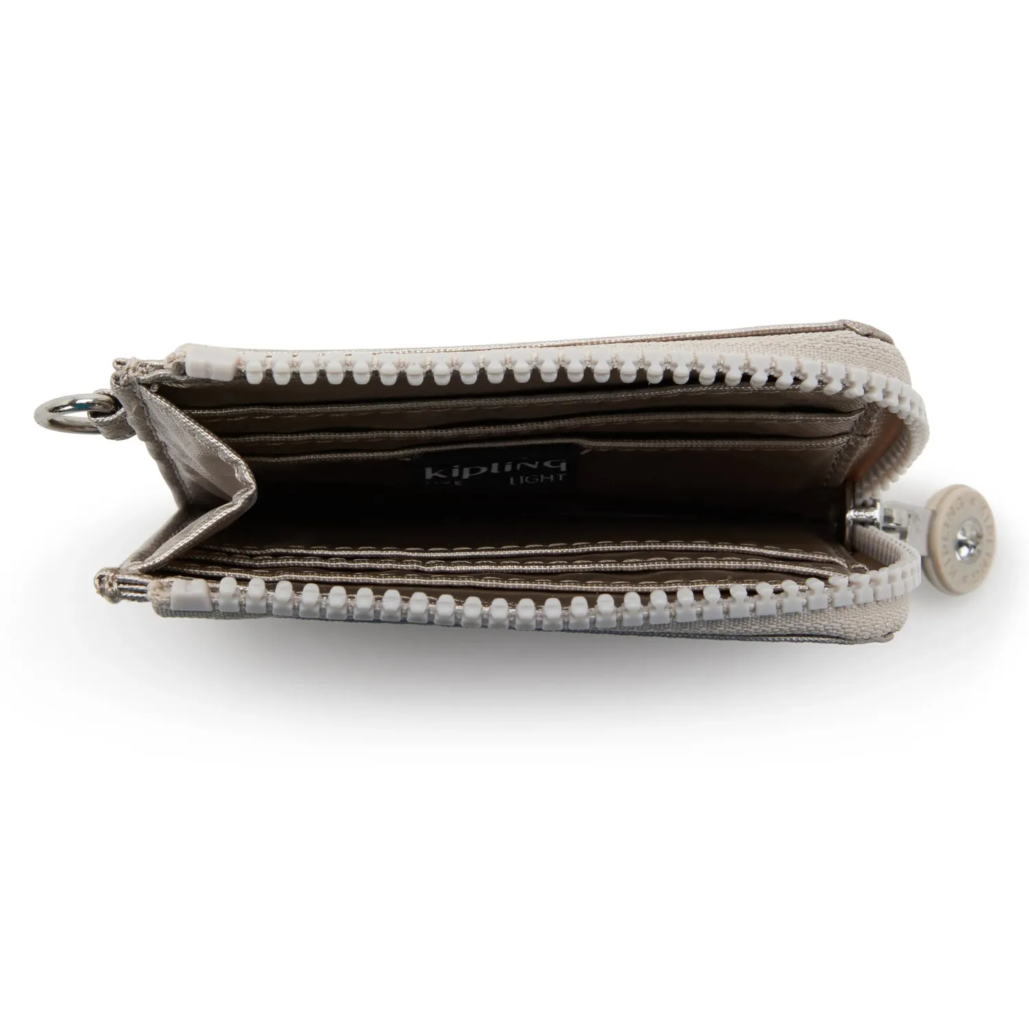 Kipling Card Pal portemonnee Metallic Glow Klein glans