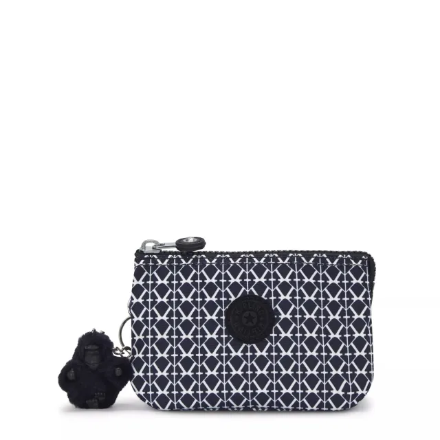 Kipling Creativity S portemonnee Signature Print Klein bedrukt