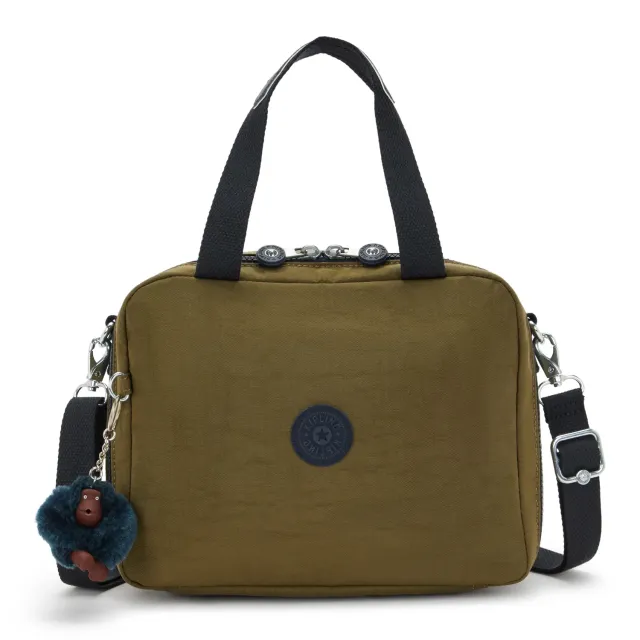 Kipling Miyo lunchtas Groot Treasure Green geïsoleerd