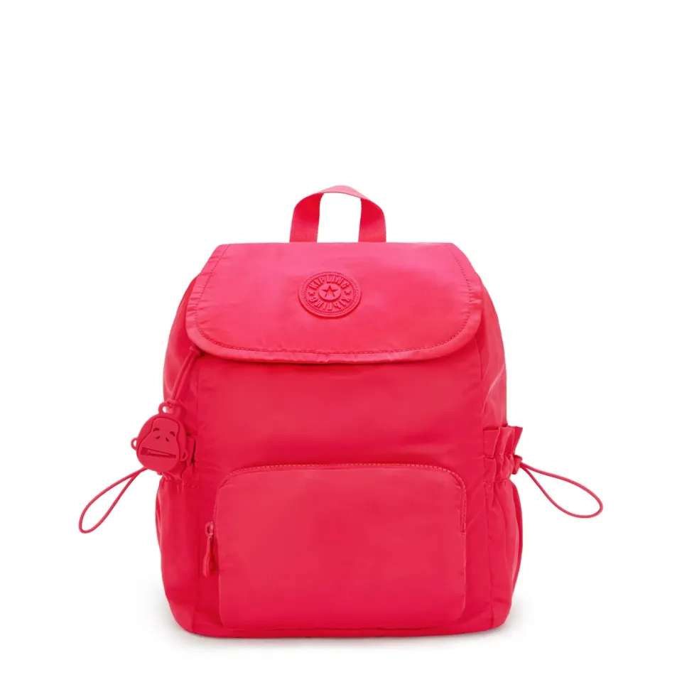 Kipling Joetta rugzak Simply Fuchsia Klein met flessenhouders