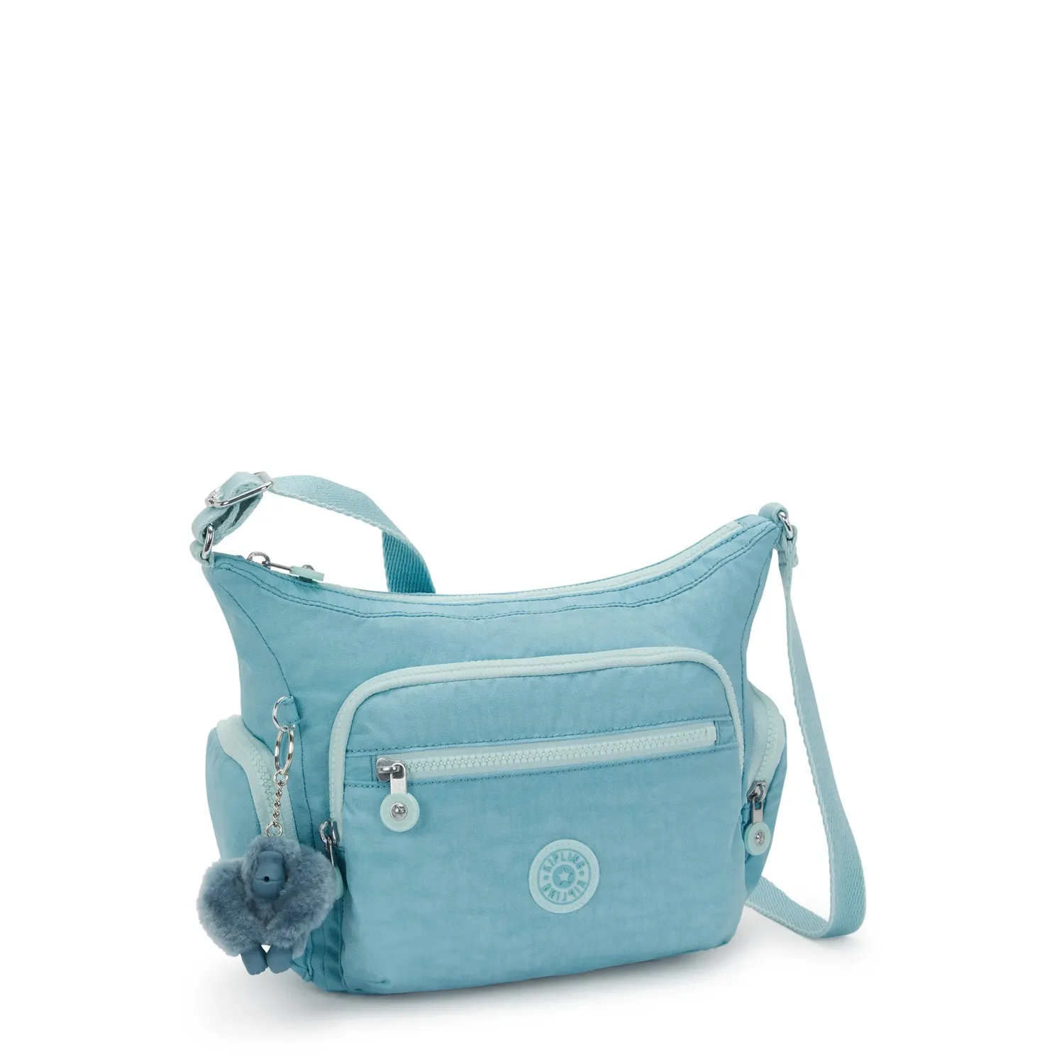Kipling Gabbie S schoudertas Blue Cool klein nylon