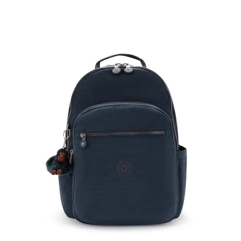Kipling Seoul College Extra rugzak True Blue Tonal 15 inch