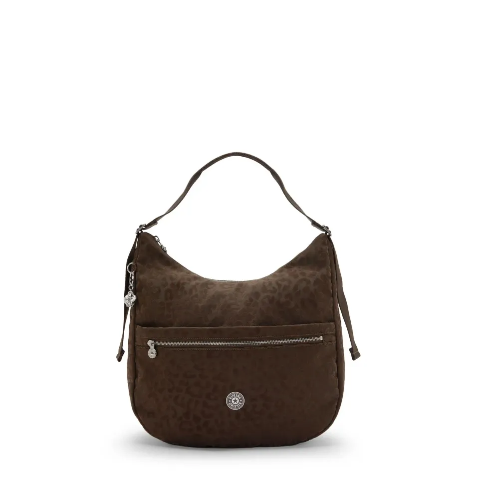 Kipling Khloe Leo schoudertas Soft Leopard groot dierenprint