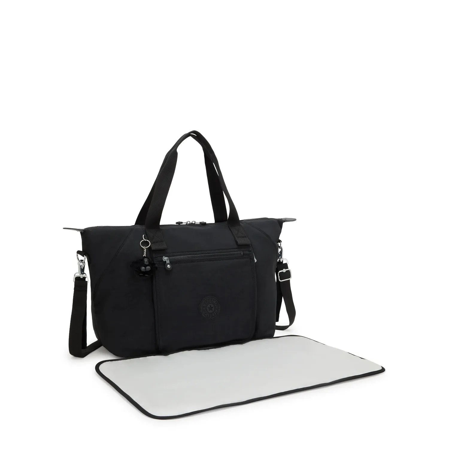 Kipling New Art M luiertas groot Black Noir met matje