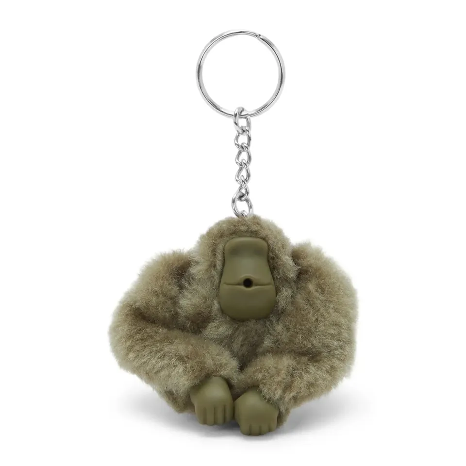 Kipling Monkeyclip S sleutelhanger Almost Sage klein groen