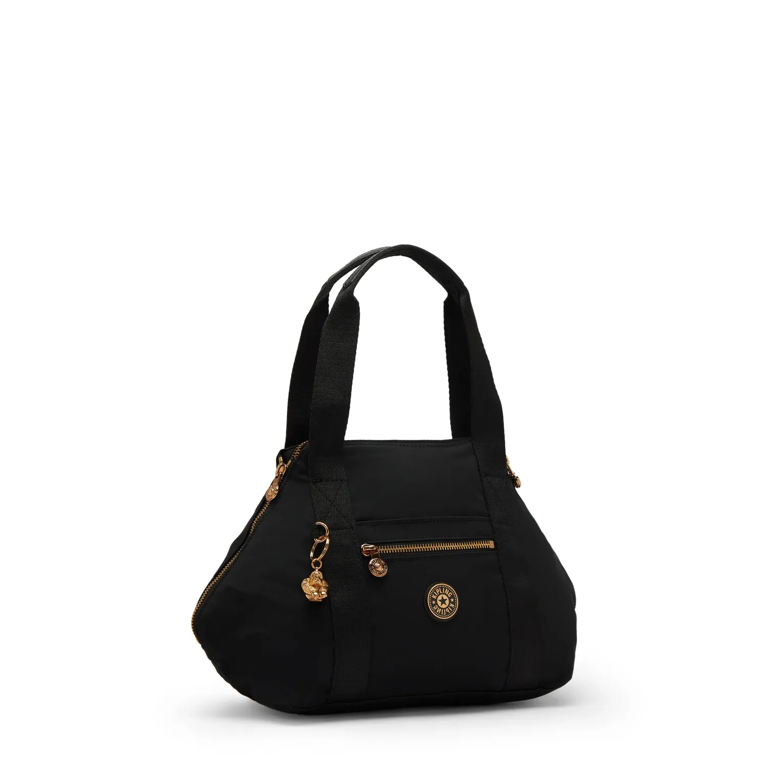 Kipling Art Mini schoudertas Blush Gold Black chic