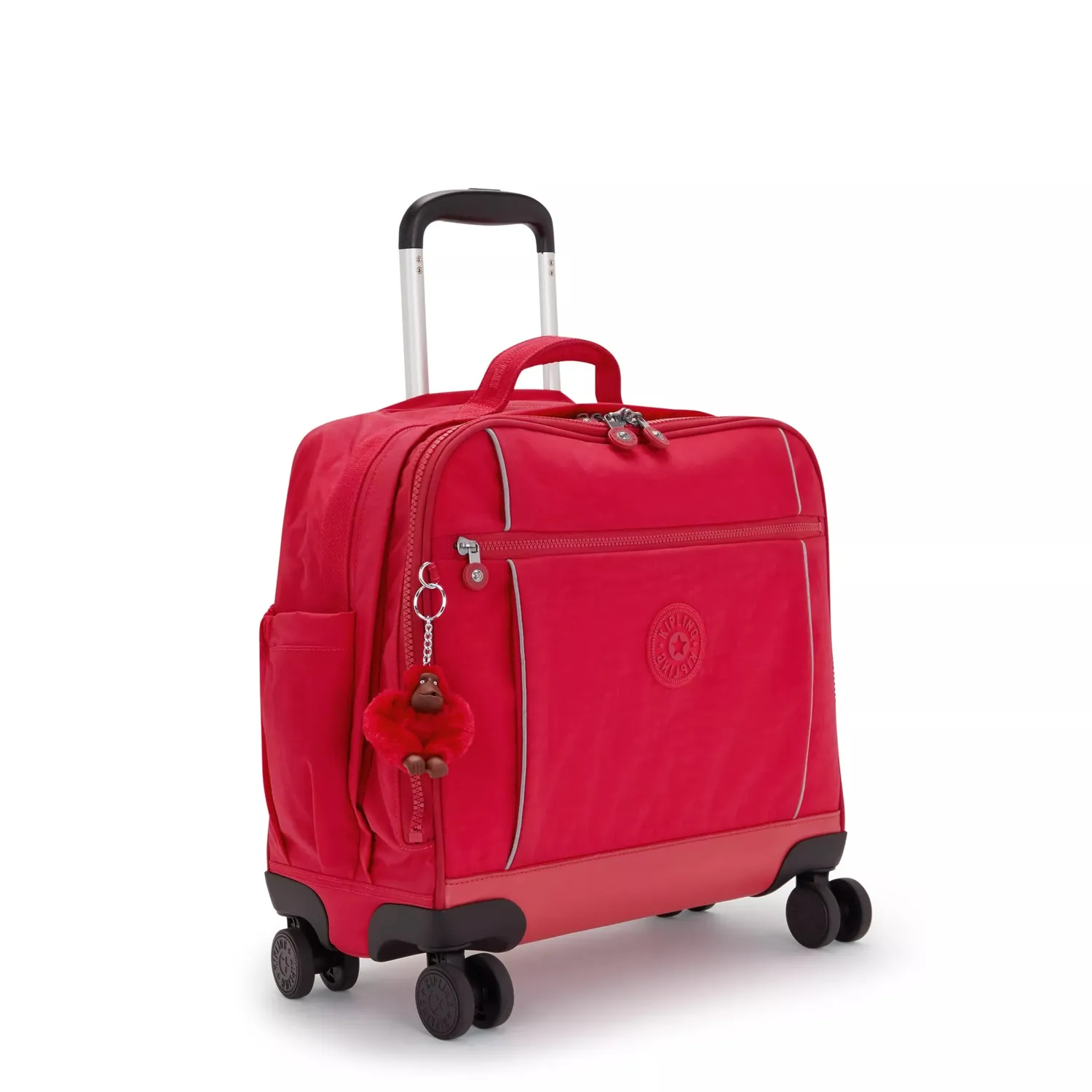 Kipling New Storia trolley True Pink Groot met 4 wielen