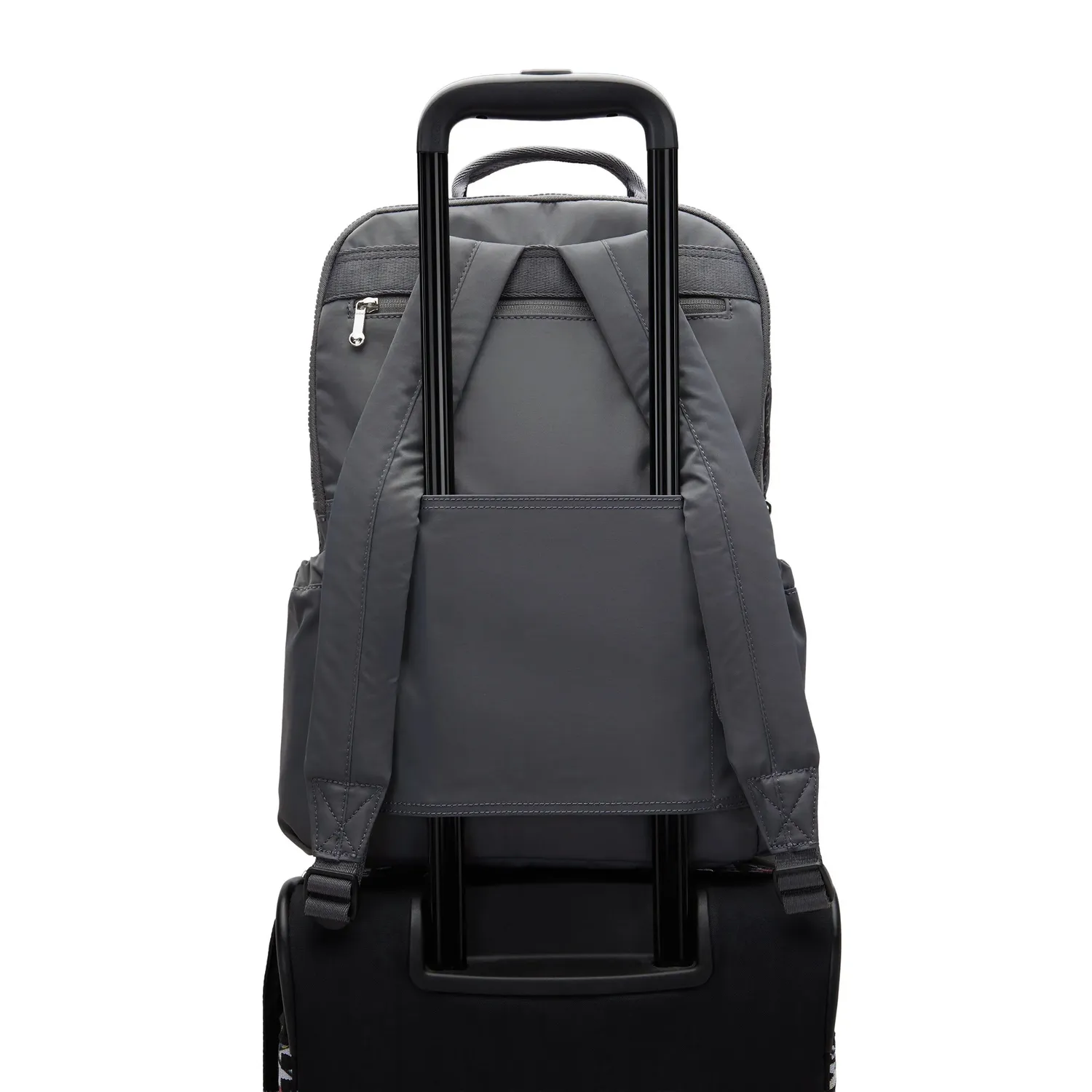 Kipling Biana rugzak Moonlit Slate laptop trolleyhoes