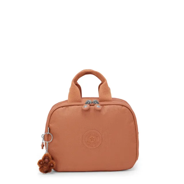 Kipling Beachpalm S toilettas Copper Glimmer medium met lussen