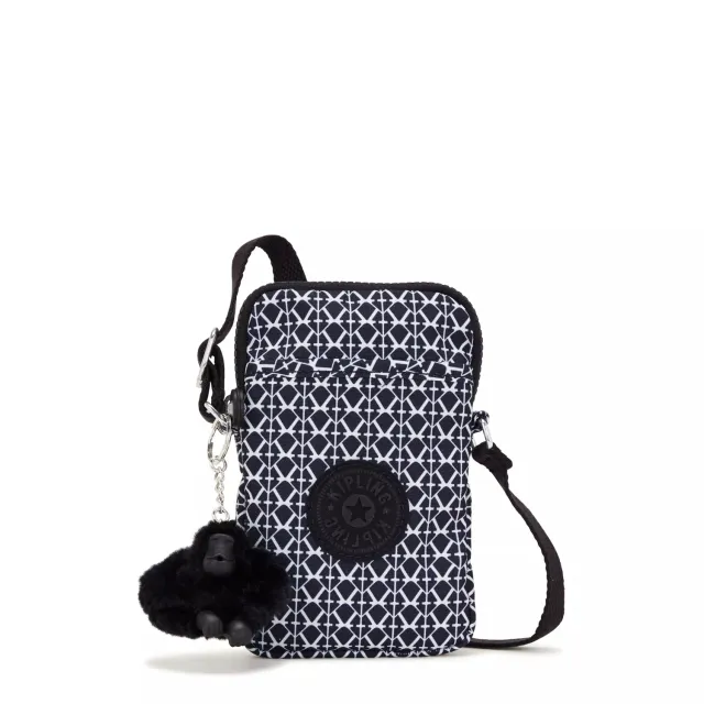 Kipling Tally telefoontas Signature Print Klein bedrukt