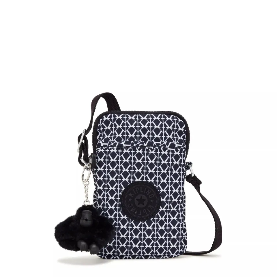 Kipling Tally telefoontas Signature Print Klein bedrukt