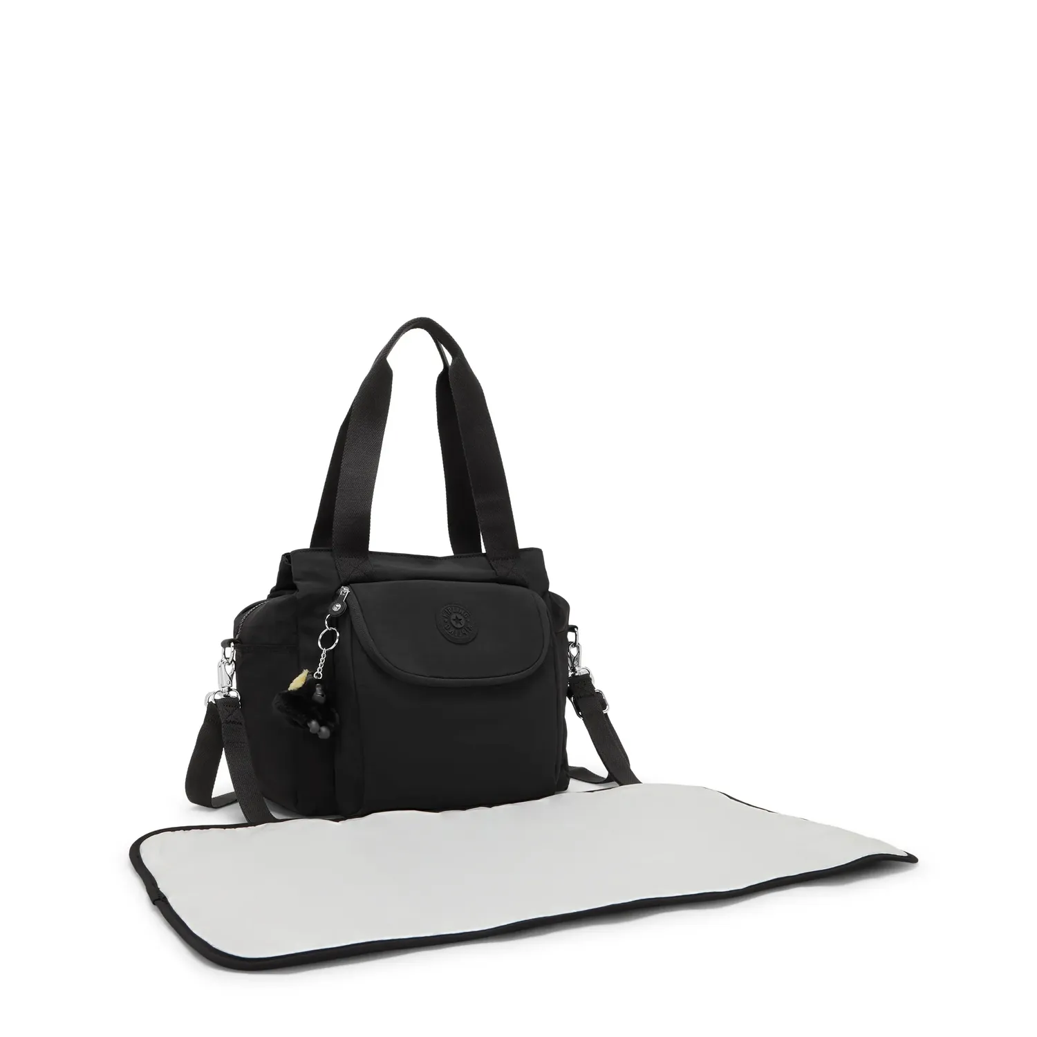 Kipling Nappisac babytas Tiny Black Noir Medium met matje