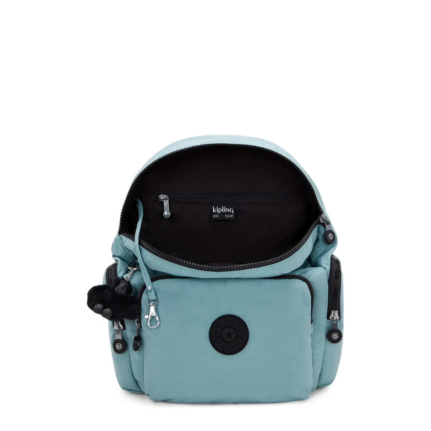 Kipling City Zip S rugzak Klein Muted Sage Combo dagrugzak