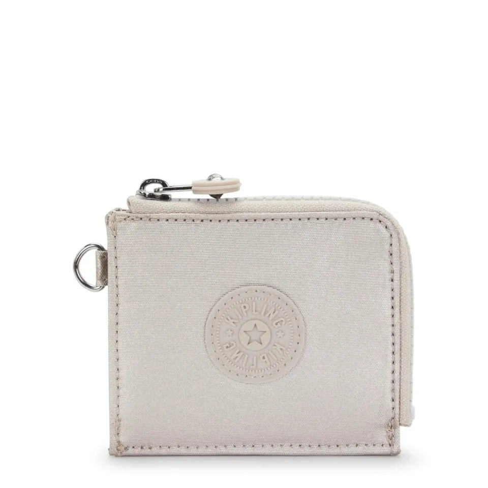 Kipling Card Pal portemonnee Metallic Glow Klein glans