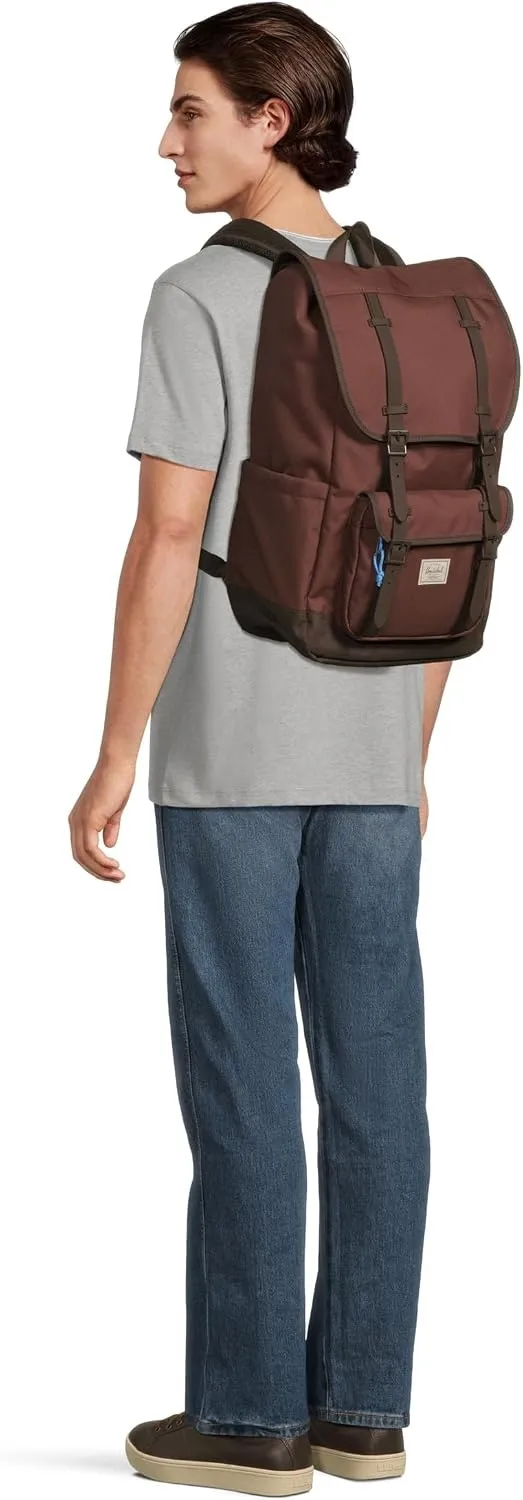 Herschel Little America rugzak 30L Bitter Chocolate laptop