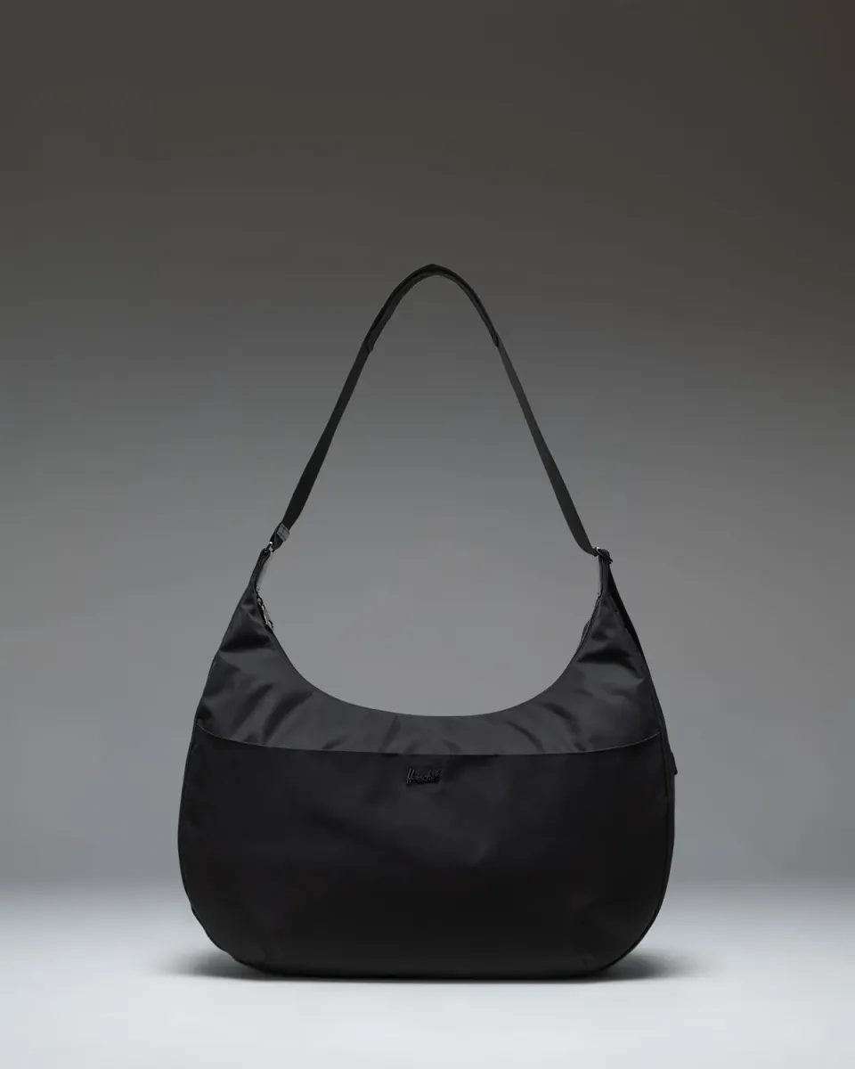 Herschel Yara Large schoudertas Black twill met pouch