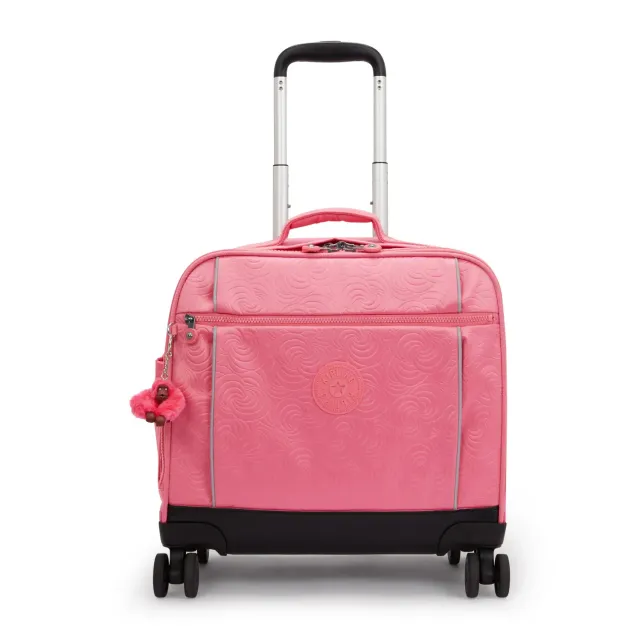 Kipling New Storia schooltas trolley groot Pink Swirl Emboss