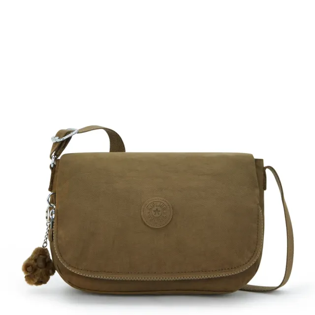 Kipling Earthbeat S schoudertas Smooth Khaki klein crossbody