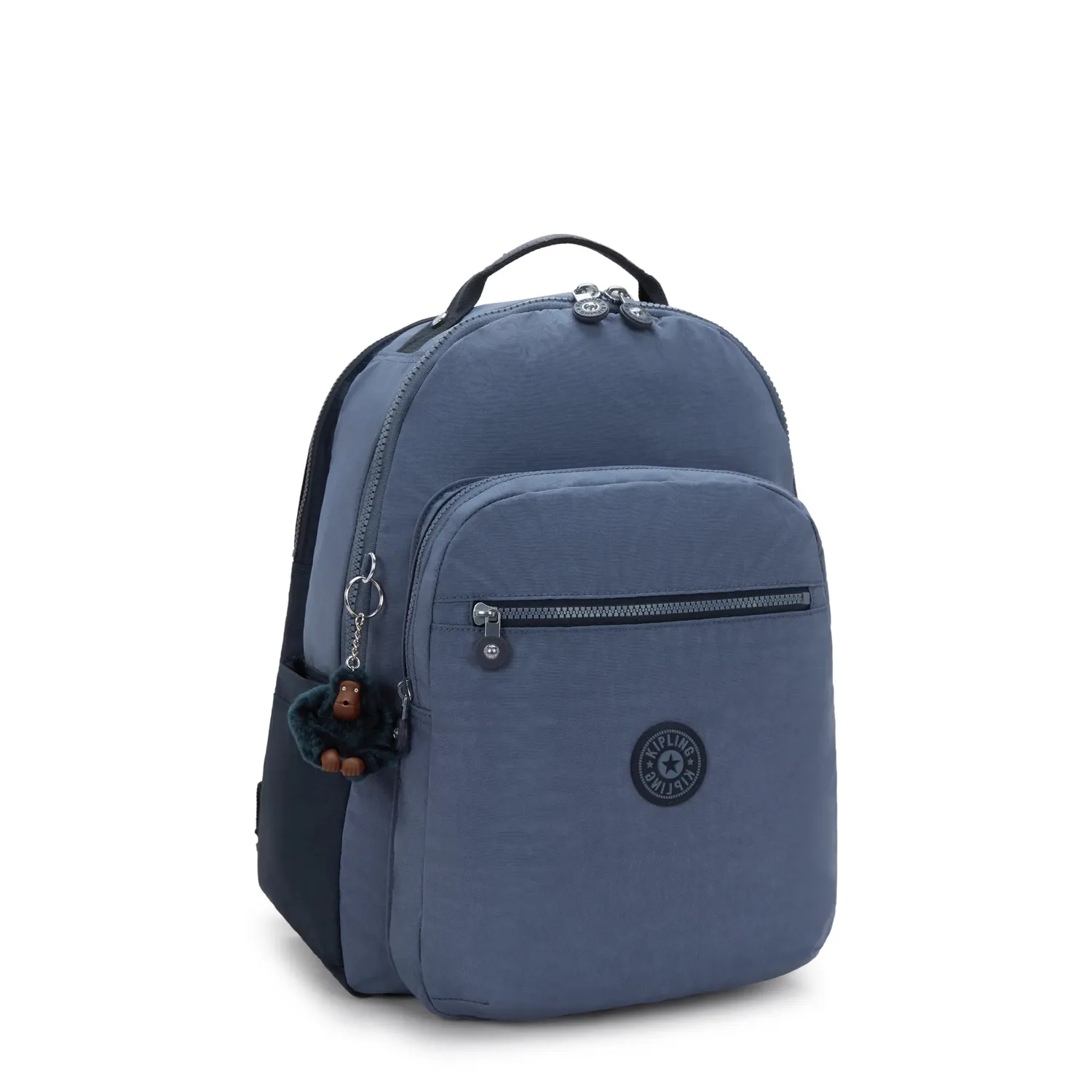 Kipling Seoul College Extra rugzak Game Grey groot grijs