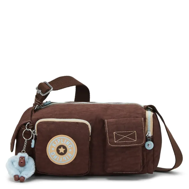 Kipling Sam Energy Medium tas Energy Brown verstelbaar