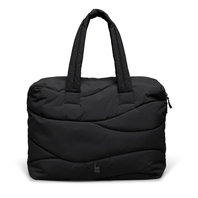 Got Bag Wavy Puffer Everyday Bag black monochrome