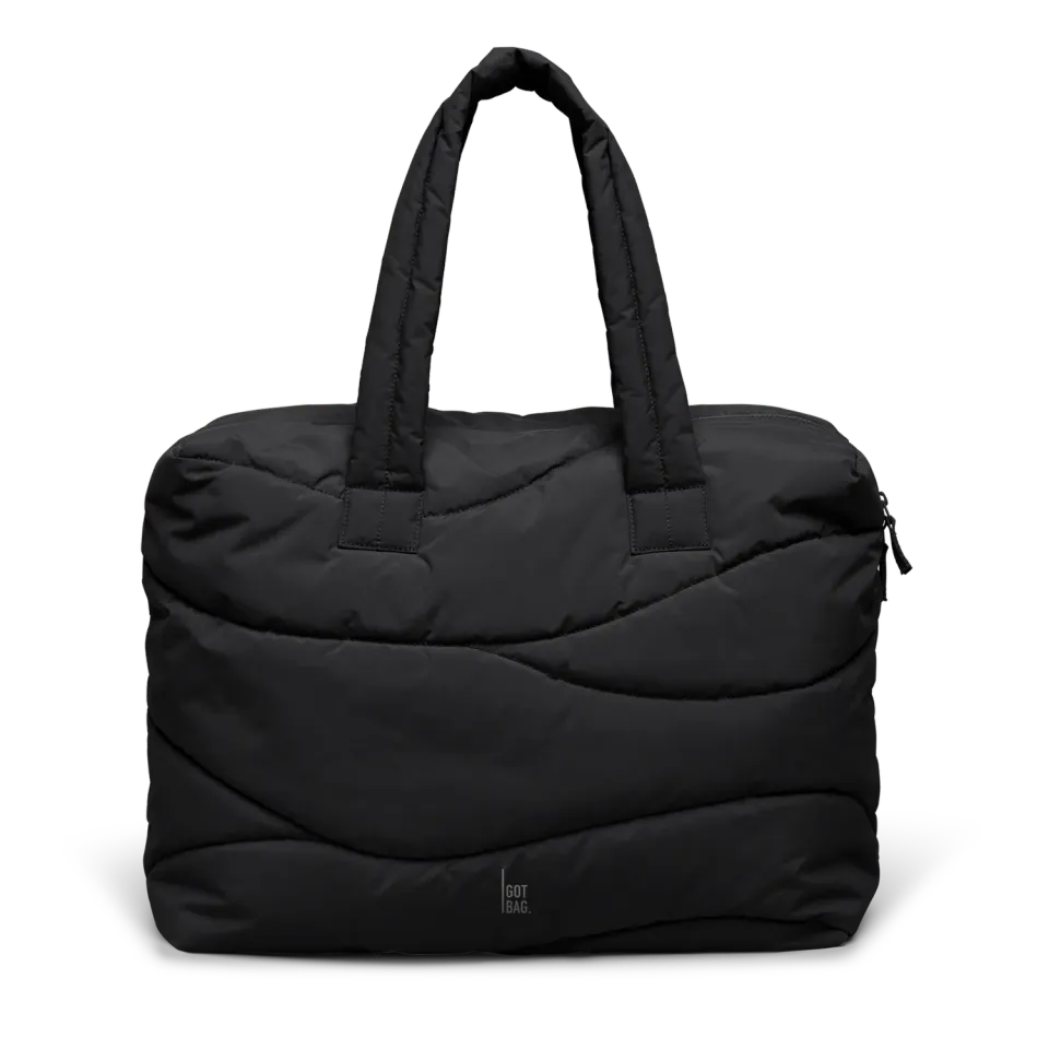 Got Bag Wavy Puffer Everyday Bag black monochrome