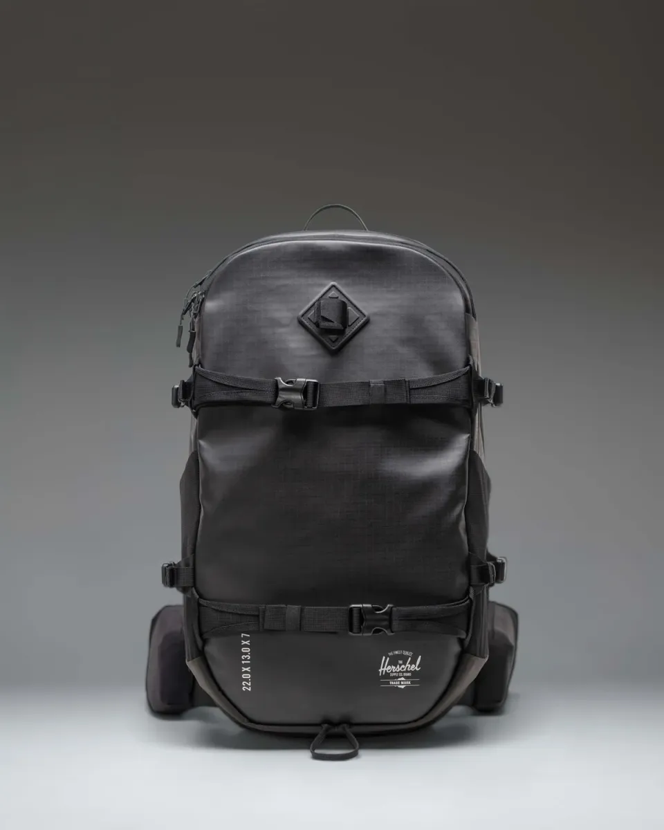 Herschel All Season Pro 36L rugzak zwart tour