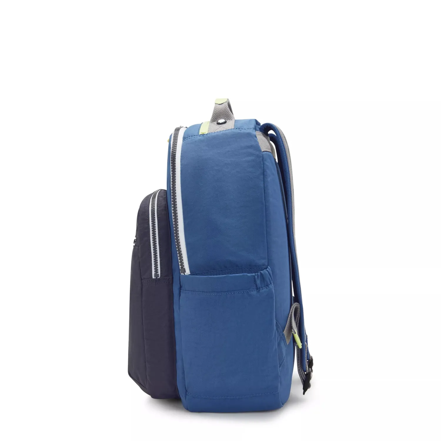 Kipling Seoul rugzak Groot Fantasy Blue Block 15 inch laptopvak