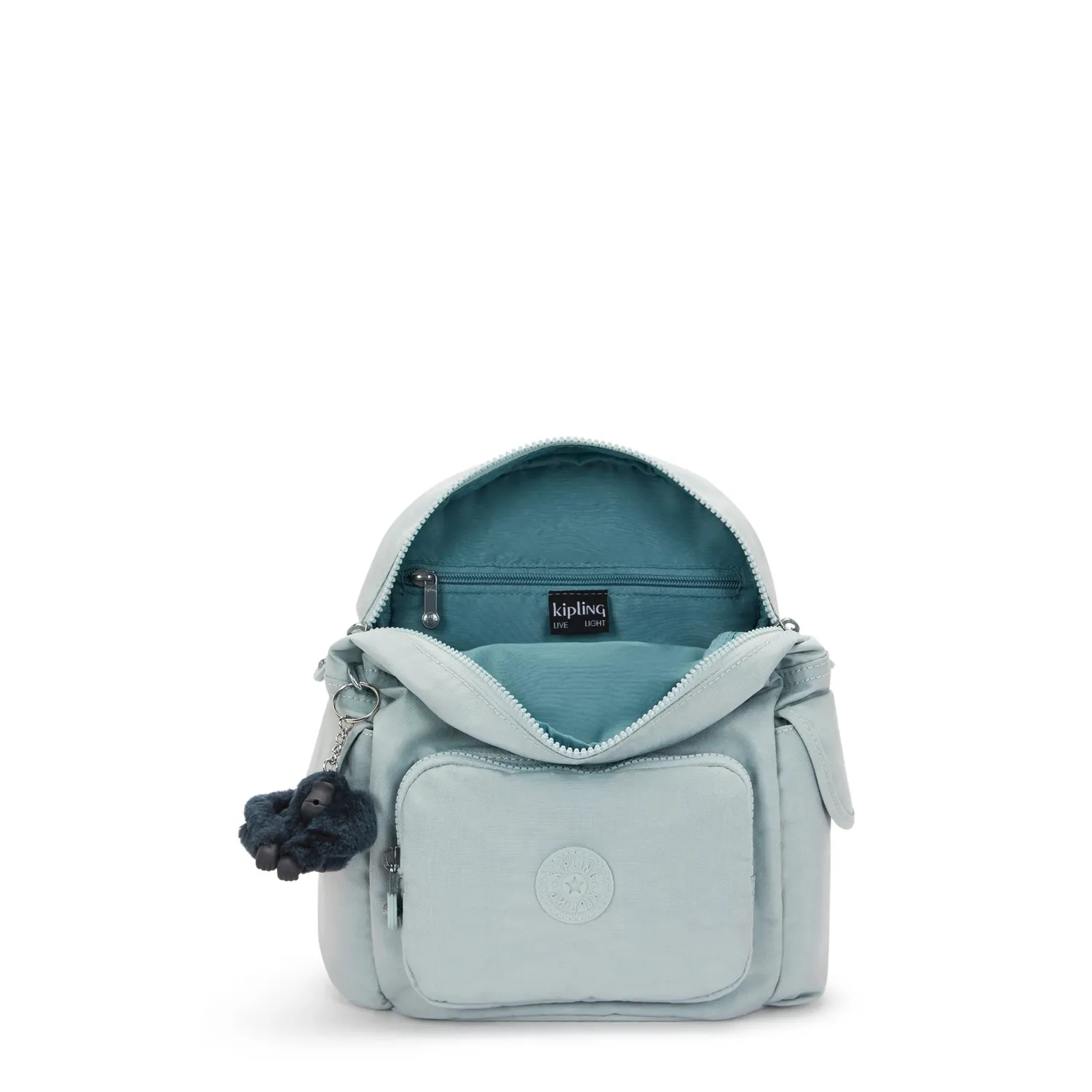 Kipling City Pack Mini rugzak Breezy Blue extra klein licht