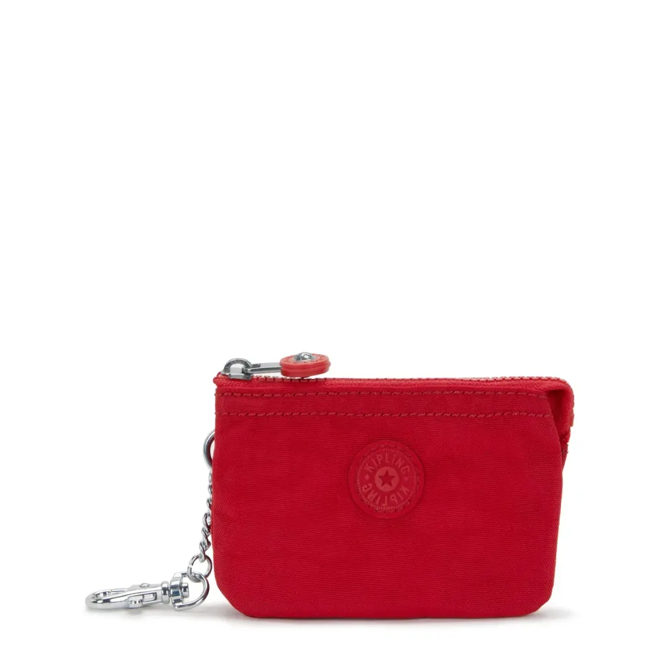 Kipling Mini Creativity portemonnee Ruby Red met sleutelring