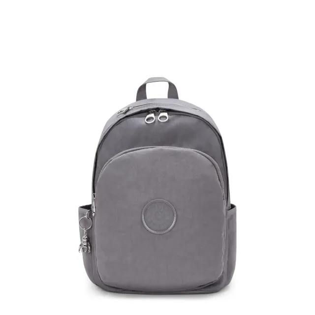 Kipling Delia rugzak Medium Grey Spice met veel vakken