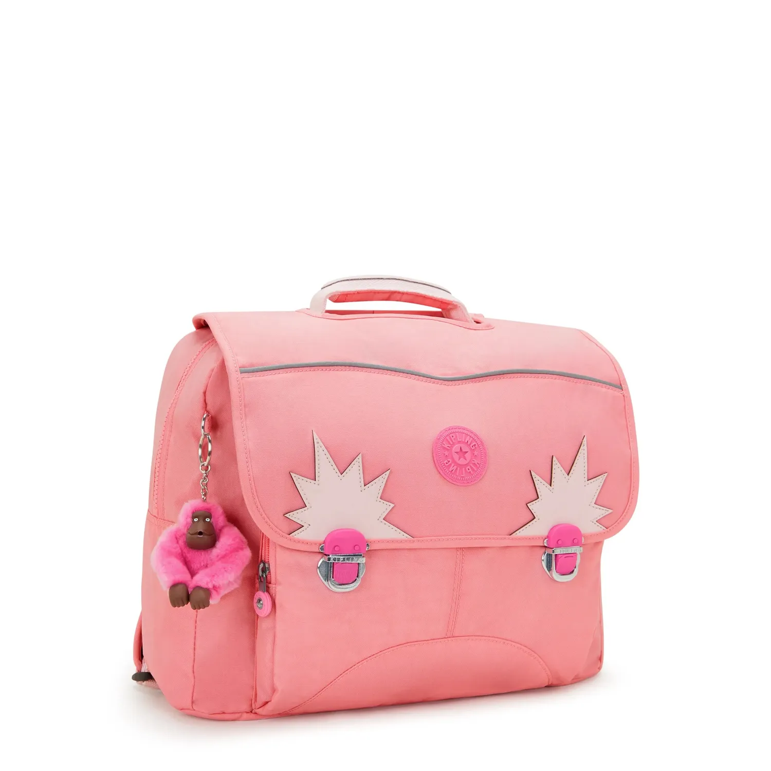 Kipling Iniko schoolrugzak Medium Coral Sea waterafstotend