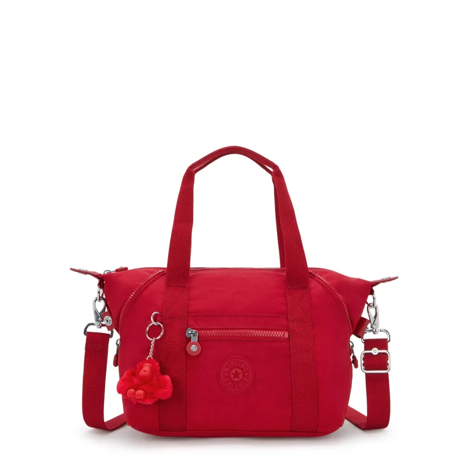 Kipling Art Mini schoudertas Ruby Red klein verstelbaar